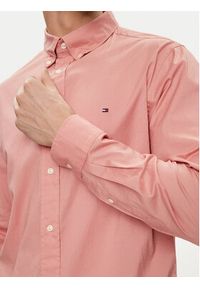 TOMMY HILFIGER - Tommy Hilfiger Koszula MW0MW30934 Różowy Regular Fit. Kolor: różowy. Materiał: bawełna #3