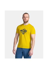 Męska koszulka techniczna Kilpi GAROVE-M. Kolor: żółty #1