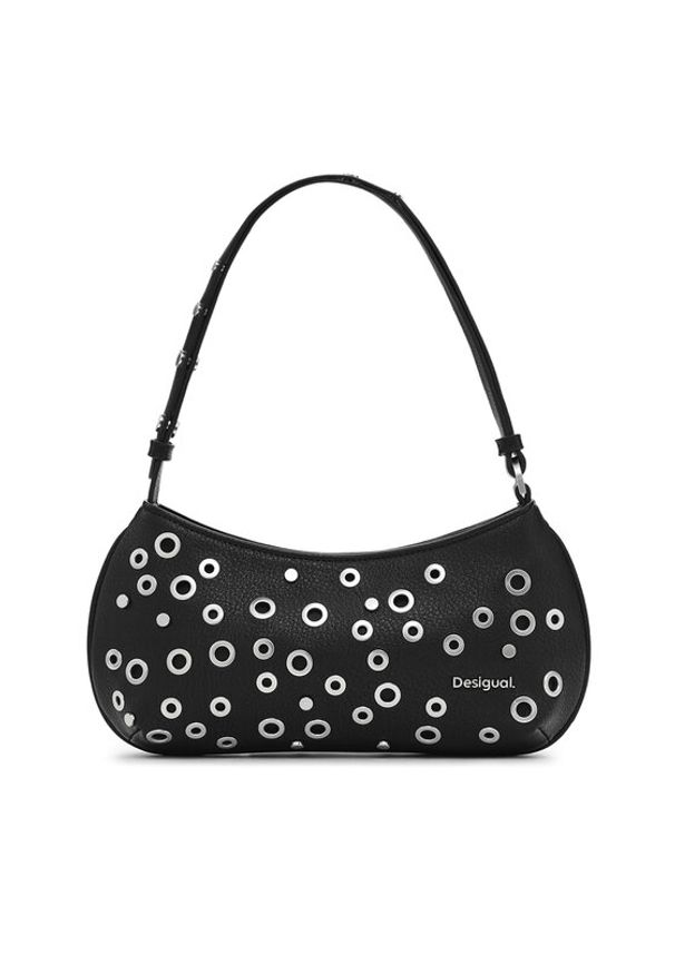 Desigual Torebka Rebel Alsacia 25SAXP70 Czarny. Kolor: czarny. Materiał: skórzane