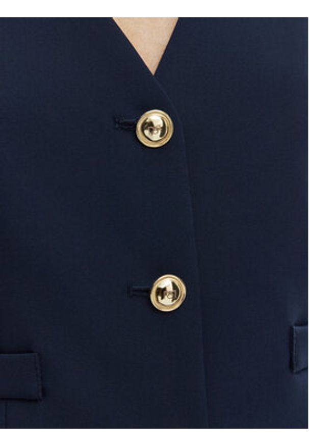 Rinascimento Kamizelka garniturowa CFC0128644003 Granatowy Regular Fit. Kolor: niebieski. Materiał: syntetyk