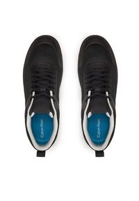 Calvin Klein Sneakersy Low Top Lace Up Knit HM0HM01488 Czarny. Kolor: czarny. Materiał: materiał #3