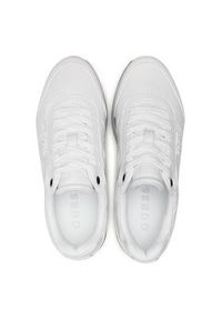Guess Sneakersy Hansin FL5HNS PEL12 Biały. Kolor: biały. Materiał: skóra