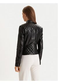 Marciano Guess Kurtka skórzana 6RGL09 7133A Czarny Regular Fit. Kolor: czarny. Materiał: skóra #6