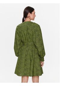 GESTUZ - Gestuz Sukienka codzienna Calliope 10906954 Zielony Regular Fit. Okazja: na co dzień. Kolor: zielony. Materiał: bawełna. Typ sukienki: proste. Styl: casual #4