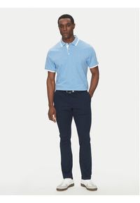 Michael Kors Chinosy CS4301KDR2 Granatowy Slim Fit. Kolor: niebieski. Materiał: bawełna