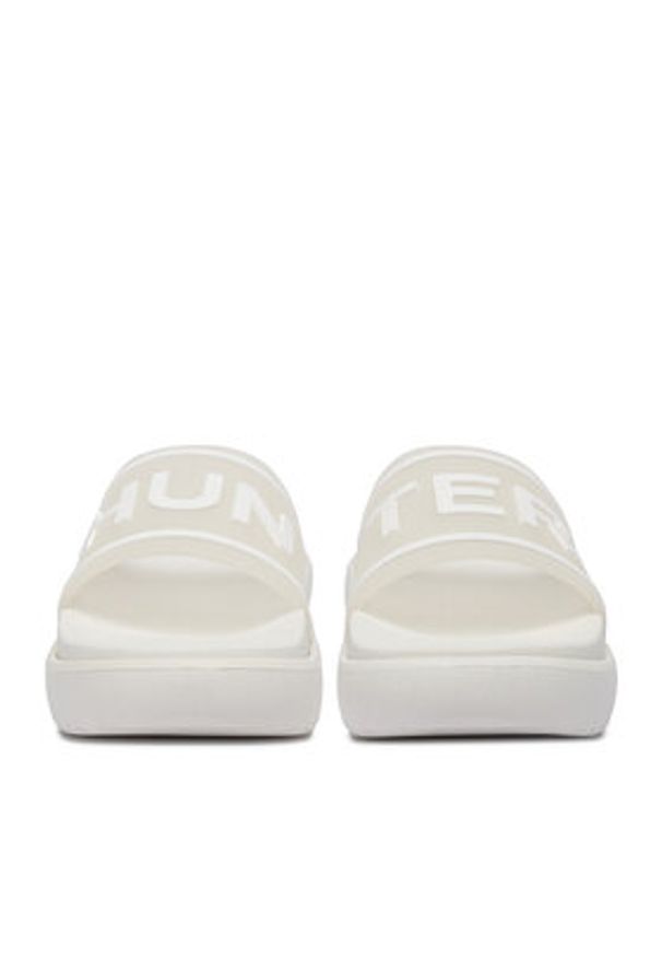 Hunter Klapki HU88895A Biały. Kolor: biały. Materiał: syntetyk