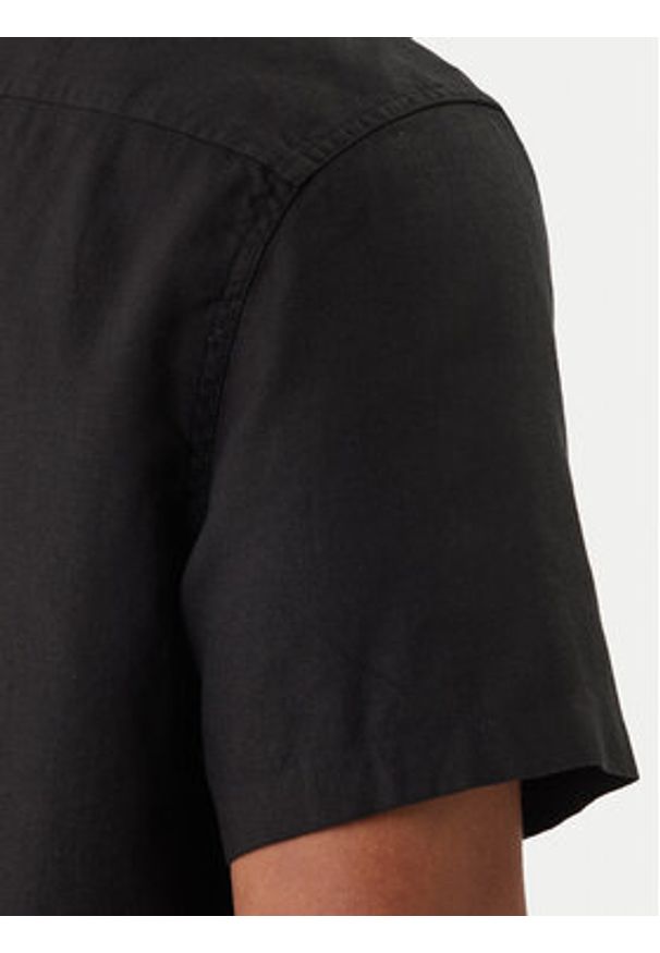 Calvin Klein Jeans Koszula LV04RF120G Czarny Regular Fit. Kolor: czarny. Materiał: wiskoza