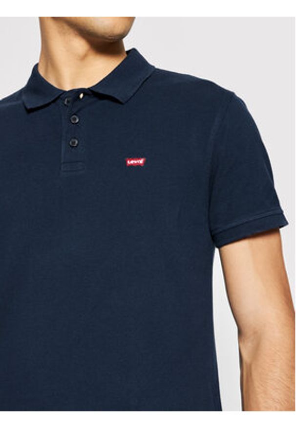 Levi's® Polo Standard Housemarked 35883-0005 Granatowy Regular Fit. Typ kołnierza: polo. Kolor: niebieski. Materiał: bawełna