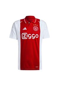 Adidas - Koszulka Ajax Amsterdam 24/25 Home. Kolor: biały. Materiał: materiał