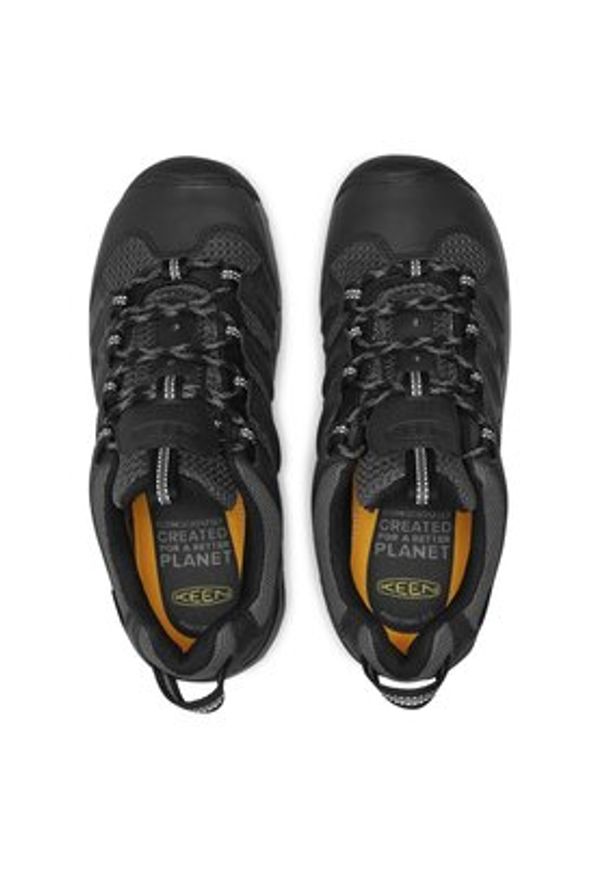 keen - Keen Trekkingi Koven Wp M 1025155 Czarny. Kolor: czarny. Materiał: skóra. Sport: turystyka piesza