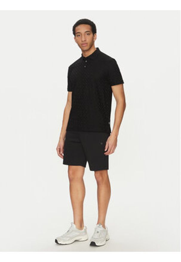 BOSS Szorty sportowe C-Leoni 50537277 Czarny Regular Fit. Kolor: czarny. Materiał: bawełna. Styl: sportowy