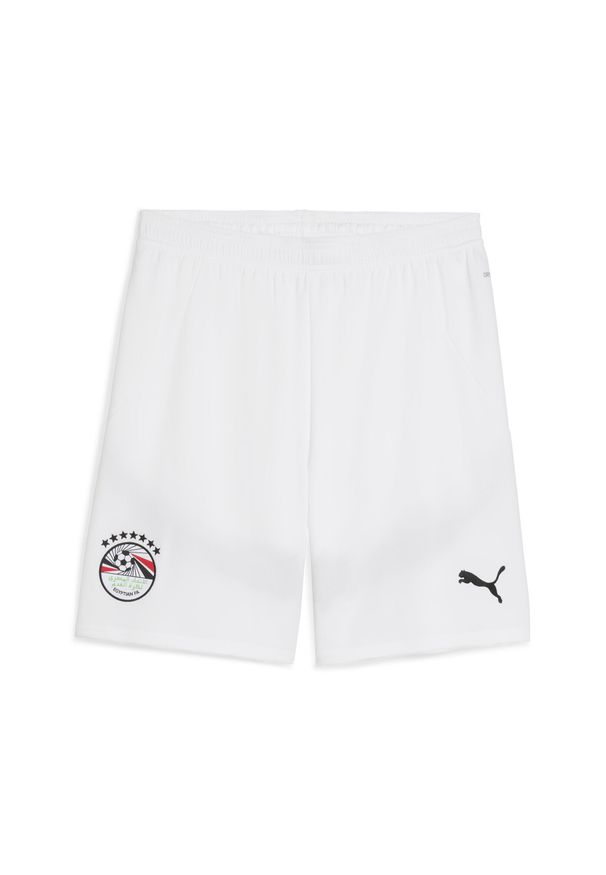Puma - Męskie szorty Egipt 2025 PUMA White Cool Mid Gray. Kolor: szary, biały, wielokolorowy. Sport: piłka nożna
