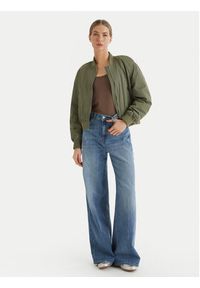 Calvin Klein Jeans Kurtka bomber Essential LV047F505G Zielony Regular Fit. Kolor: zielony. Materiał: syntetyk #2