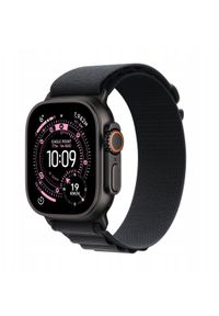 APPLE - Apple Watch Ultra 3 GPS + Cellular 49mm Black Titanium Case | Black Alpine Loop - Large #1