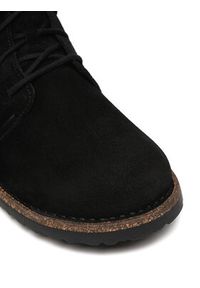 Birkenstock Botki Uppsala Mid Shearling 1028141 Czarny. Kolor: czarny. Materiał: skóra, zamsz