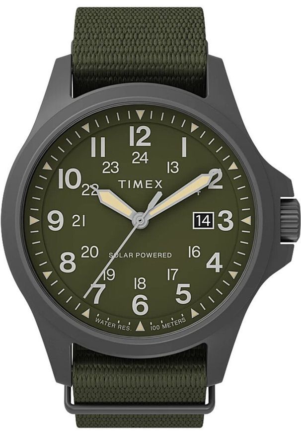 Zegarek męski Timex TW2V03700 zielony. Kolor: zielony