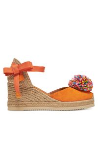Espadryle Unisa. Kolor: pomarańczowy