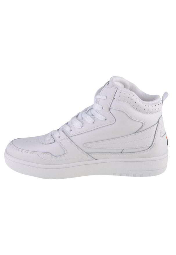 Buty do chodzenia męskie, Fila Fxventuno L Mid. Kolor: biały, wielokolorowy. Materiał: guma, skóra, tkanina, materiał, syntetyk. Sport: turystyka piesza