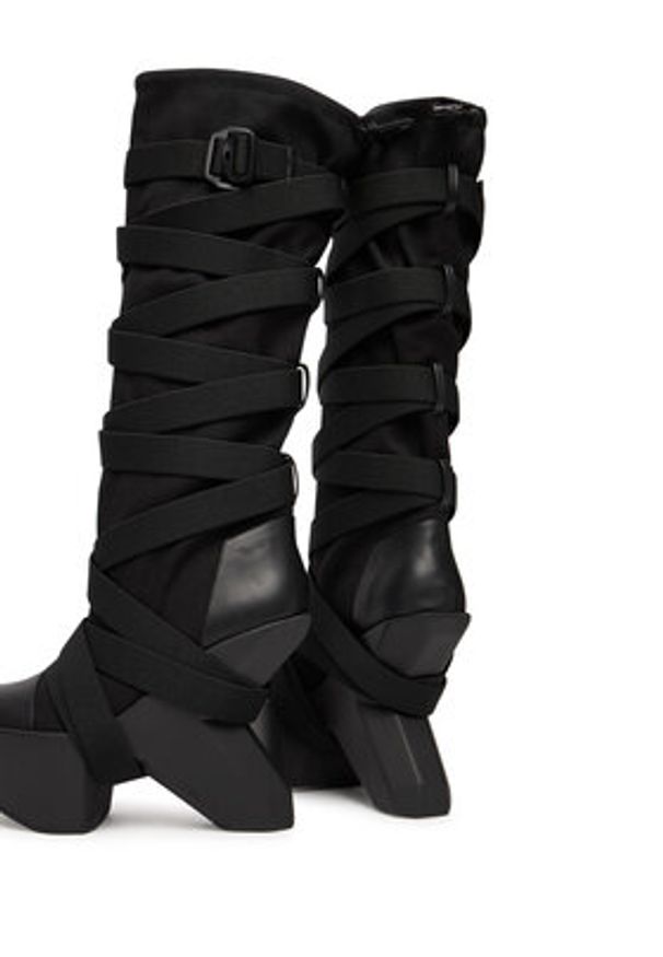 United Nude Kozaki Boulder Boot 109440154 Czarny. Kolor: czarny. Materiał: materiał