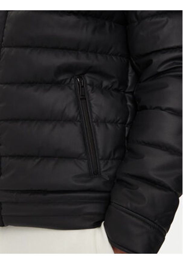 Guess Kurtka przejściowa M4YL16 WFHD0 Czarny Regular Fit. Kolor: czarny. Materiał: skóra