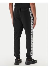 Kappa Spodnie dresowe Banda Alanz 3 321Y8FW Czarny Comfort Fit. Kolor: czarny. Materiał: bawełna #2