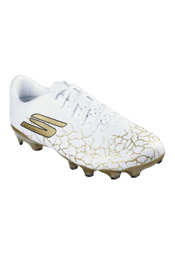 skechers - Buty piłkarskie męskie SKECHERS Skx_ 1.5 Academy FG. Kolor: biały. Sport: piłka nożna