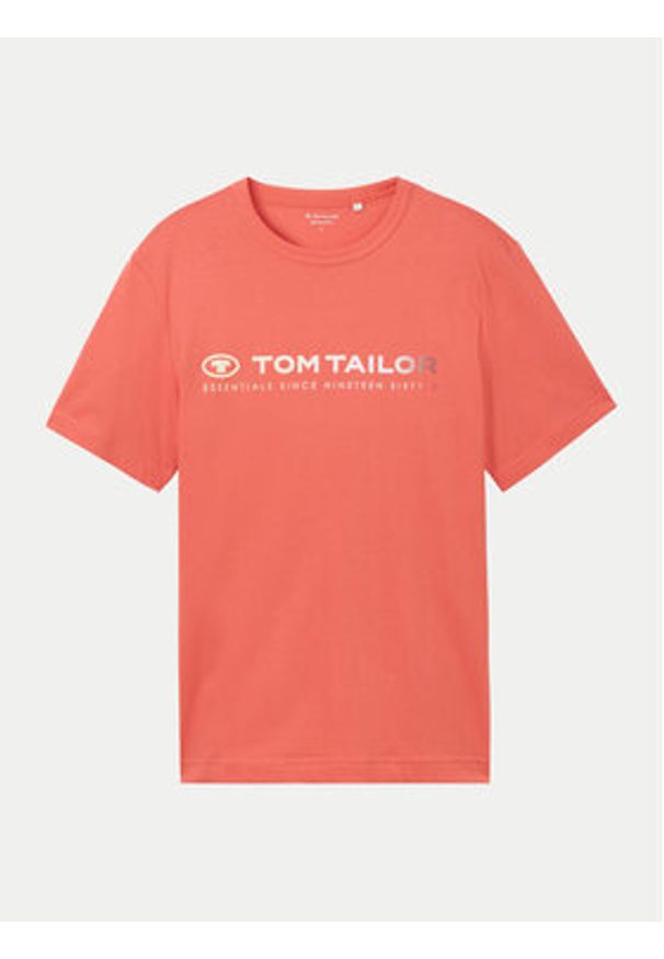 Tom Tailor T-Shirt 1041855 Czerwony Regular Fit. Kolor: czerwony. Materiał: bawełna
