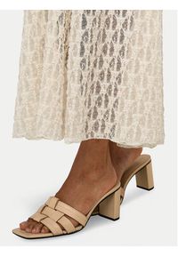 only - ONLY Spódnica maxi Aya 15375833 Brązowy ciemny Regular Fit. Kolor: brązowy. Materiał: syntetyk #6