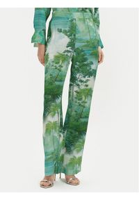 Replay Spodnie materiałowe W8108.000.74972 Zielony Regular Fit. Kolor: zielony. Materiał: wiskoza