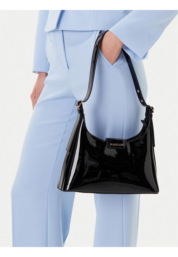 Marciano Guess Torebka 5GGZ18 7332A Czarny. Kolor: czarny. Materiał: skórzane, lakierowane