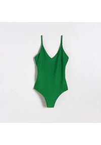 Reserved - Jednoczęściowy kostium kąpielowy - Zielony. Kolor: zielony