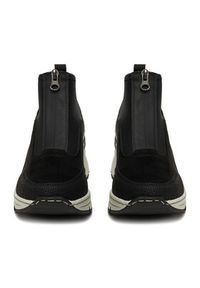 Rieker Botki N6352-00 Czarny. Kolor: czarny. Materiał: materiał #2