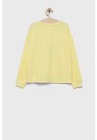 GAP bluza dziecięca kolor żółty z nadrukiem. Kolor: żółty. Wzór: nadruk #2