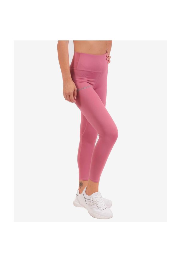 Damskie legginsy Givova Basic. Kolor: różowy. Sport: fitness