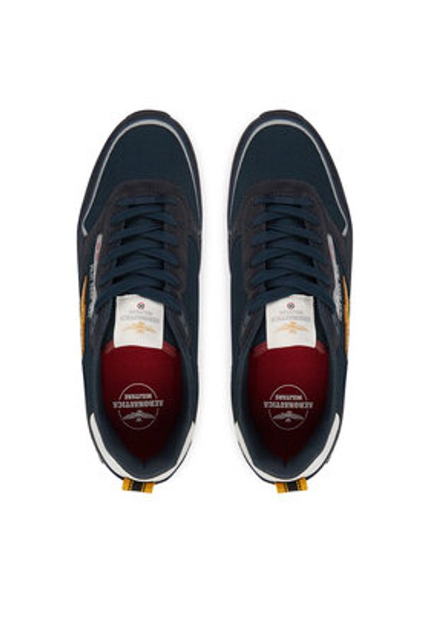 Aeronautica Militare Sneakersy 261SC0288UCT03545 Granatowy. Kolor: niebieski. Materiał: materiał