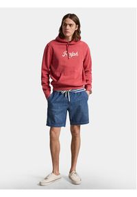Polo Ralph Lauren Szorty jeansowe 710P02689001 Niebieski Regular Fit. Kolor: niebieski. Materiał: bawełna #4