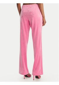 Juicy Couture Spodnie dresowe Tina JCWBJ126327 Różowy Straight Leg. Kolor: różowy. Materiał: syntetyk #2
