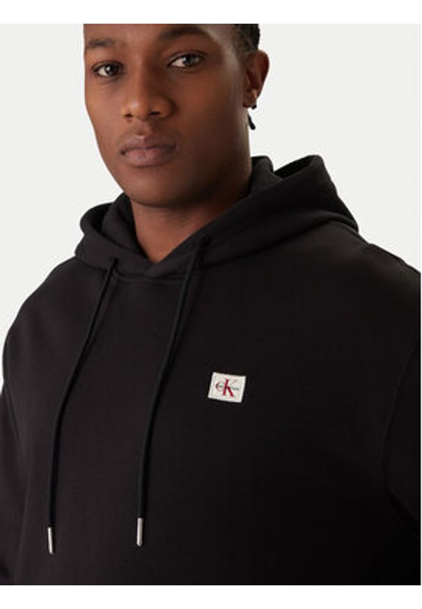 Calvin Klein Jeans Bluza LV04RC274G Czarny Regular Fit. Kolor: czarny. Materiał: bawełna