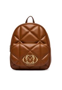 Love Moschino - LOVE MOSCHINO Plecak JC4037PP0OLC0200 Brązowy. Kolor: brązowy. Materiał: skóra #1