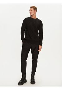 Guess Sweter M4BR19 Z3HD1 Czarny Regular Fit. Kolor: czarny. Materiał: syntetyk, bawełna #5