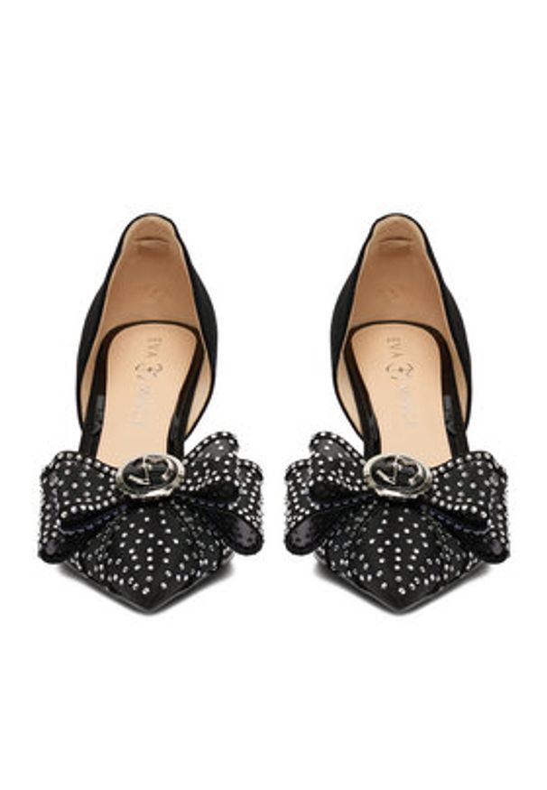 Eva Minge Szpilki EO-AVA-78096-202 Czarny. Kolor: czarny. Materiał: zamsz, skóra. Obcas: na szpilce