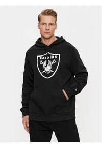 New Era Bluza NFL 60416766 Czarny Regular Fit. Kolor: czarny. Materiał: bawełna