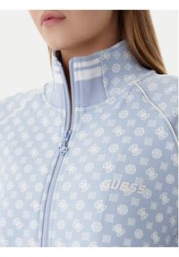 Guess Bluza V5YQ03 KB212 Błękitny Regular Fit. Kolor: niebieski. Materiał: syntetyk #5