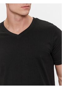Karl Lagerfeld - KARL LAGERFELD Komplet t-shirtów 765001 500298 Czarny Slim Fit. Typ kołnierza: dekolt w karo. Kolor: czarny. Materiał: bawełna #6