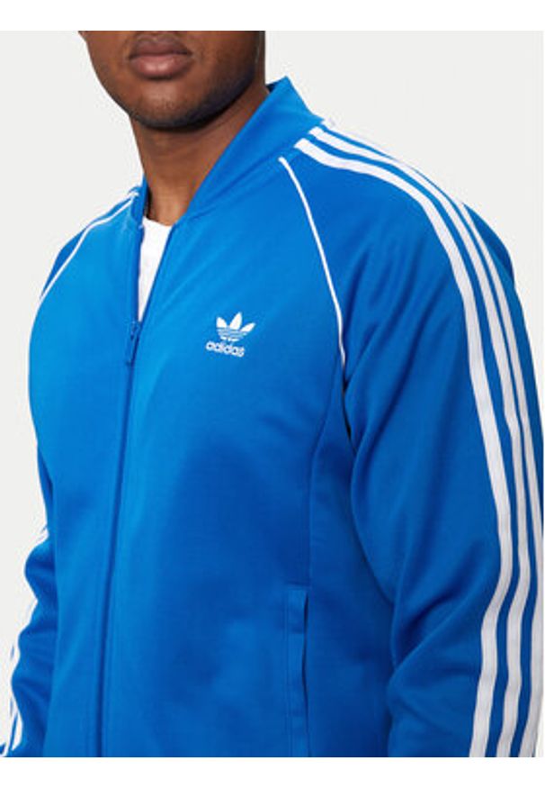 Adidas - adidas Bluza adicolor Classics SST IL2493 Niebieski Slim Fit. Kolor: niebieski. Materiał: bawełna, syntetyk