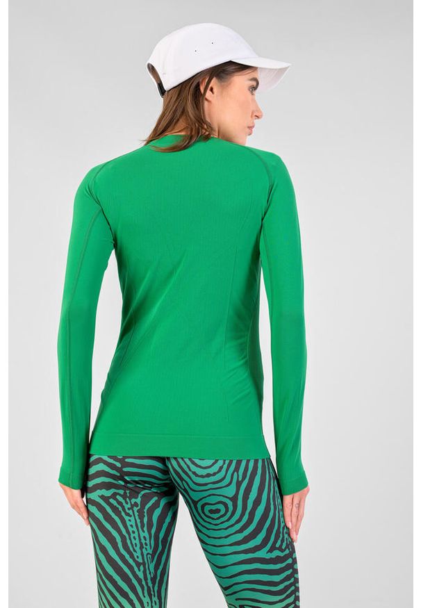 NESSI SPORTSWEAR - Koszulka z długim rękawem do biegania damska Nessi Sportswear Longsleeve Ultra. Kolor: zielony. Długość rękawa: długi rękaw. Długość: długie. Sport: bieganie