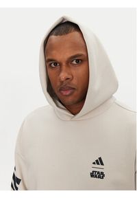 Adidas - adidas Bluza Star Wars The Mandalorian™ JI5719 Beżowy Regular Fit. Kolor: beżowy. Materiał: bawełna. Wzór: motyw z bajki #6