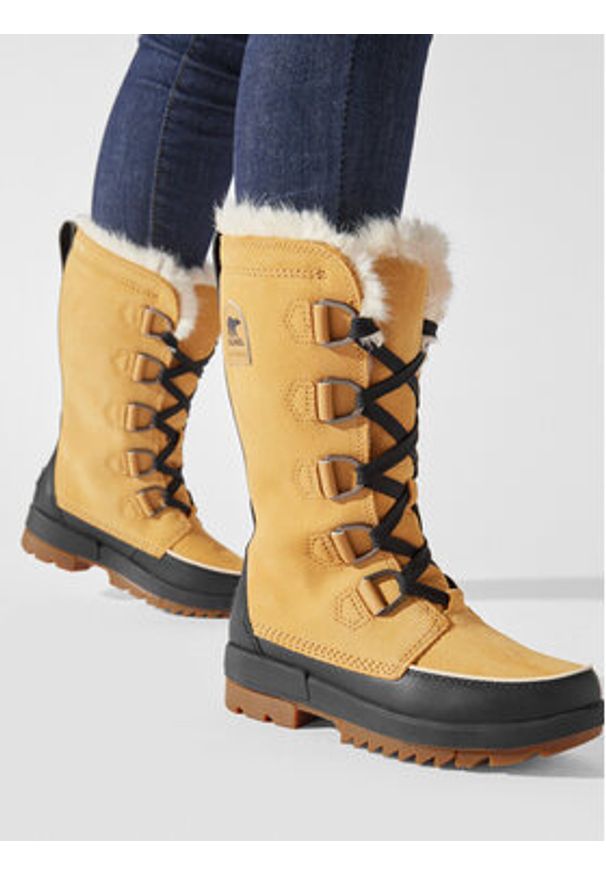 sorel - Sorel Śniegowce Torino™ Ii Tall Wp NL3489-373 Brązowy. Kolor: brązowy. Materiał: skóra, zamsz