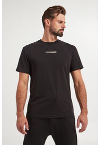 Les Hommes - T-shirt męski z logo LES HOMMES