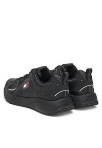 Tommy Jeans Sneakersy Tjm Runner Leather EM0EM01621 Czarny. Kolor: czarny. Materiał: skóra #5
